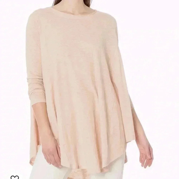 Free People Aria Trapeze Long Sleeve Size XS LIGHT PINK - Picture 1 of 6